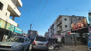 جولة بشارع السرفيس بحي الأشرفية بمدينة عفرين في اليوم الثاني والعشرين من شهر رمضان المبارك 