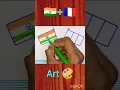 How to do Indian in France flags drawing in new design