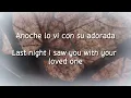 Ciego De Amor - Aventura, Anthony Santos (Letra/Lyrics) with English Translation