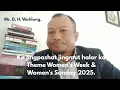 Download Lagu Theme Women's Week \u0026 Sunday-“Ka jingthew ka rynieng ka jingdap U Khrist.” Ephesos 4:13.