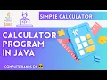 Day-9 Simple Calculator Program JAVA Tutorial JAVA Full Course