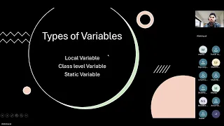 Java Variables DataTypes and Operators Day 2