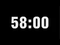 58 Minute Timer Countdown 58 00