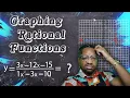 Algebra 2 Tutorial Graphing Rational Functions w Holes