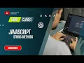 String Methods Find Locate Replace Characters SMIT MERN Stack Batch 23 Course