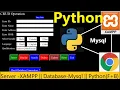 All Operation Python F B - Insert Delete Update Search Display Reset Exit XAMPP-Mysql-DB-Connection