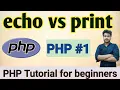 What is echo and Print Statement in PHP Difference between print and echo in PHP