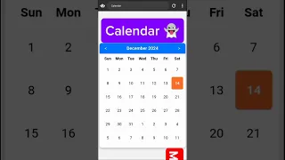 Responsive Calendar with HTML CSS and JavaScript Simple Calendar Tutorial
