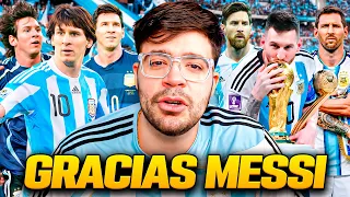 LIONEL MESSI SE RETIRA DE LA SELECCIÓN: MENSAJE DE AGRADECIMIENTO. PEQUEÑO DESCARGO. GRACIAS ÍDOLO.