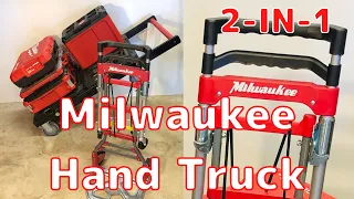 Milwaukee 2-IN-1 FOLD-UP Convertible Hand Truck Milwaukee PACKOUT