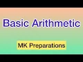 Basic Arithmetic Basic Mathematics MK Preparations