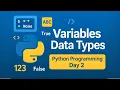 Master Python AI Skills in 30 Days Learn Python Basics - Variables Data Types Day 2
