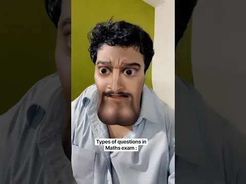 Types of questions in Maths exam 🤣🔥 #shorts #mathsexam #funnyshorts