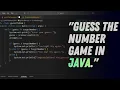 Number Guessing Game in Java