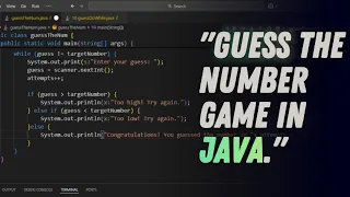 Number Guessing Game in Java