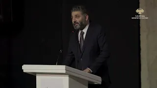 كلمة وزير الثقافة محمد ياسين الصالح خلال حفل افتتاح النسخة الأولى من فعاليات   أسبوع الفن في سوريا  دندنها