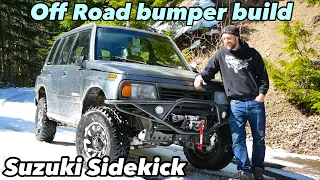 suzuki sidekick off road bumper build