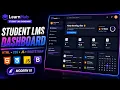 Build LearnHub Student LMS Dashboard Website HTML CSS JavaScript Bootstrap