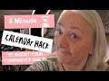 Quick Calendar Hack to Boost your CONFIDENCE