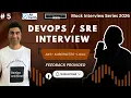 DevOps Mock Interview Linux AWS Docker Questions 3 6 Years Experience Feedback