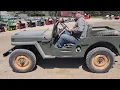 Vintage Jeep CJ2A selling on auction at Fox Auction Company