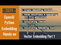 OpenAI Python Vector Embeddings Tutorial Panda Dataframe Token Cost Calculation CSV files p1
