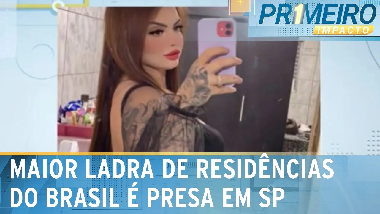 Uma das principais ladras de residência do Brasil é presa em SP | Primeiro Impacto (05/10/23)