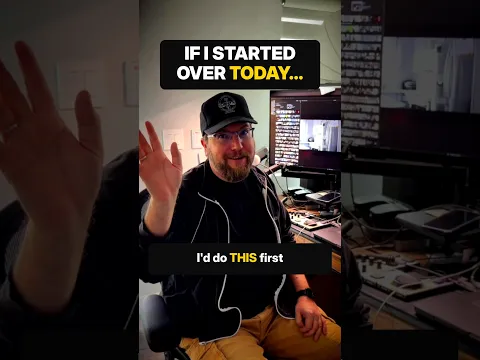 If I started my editing career all over again...