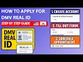 How to Apply for DMV REAL ID - Step-by-Step Online Guide