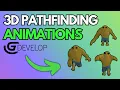 How to ANIMATE 3D Pathfinding Enemies in GDevelop