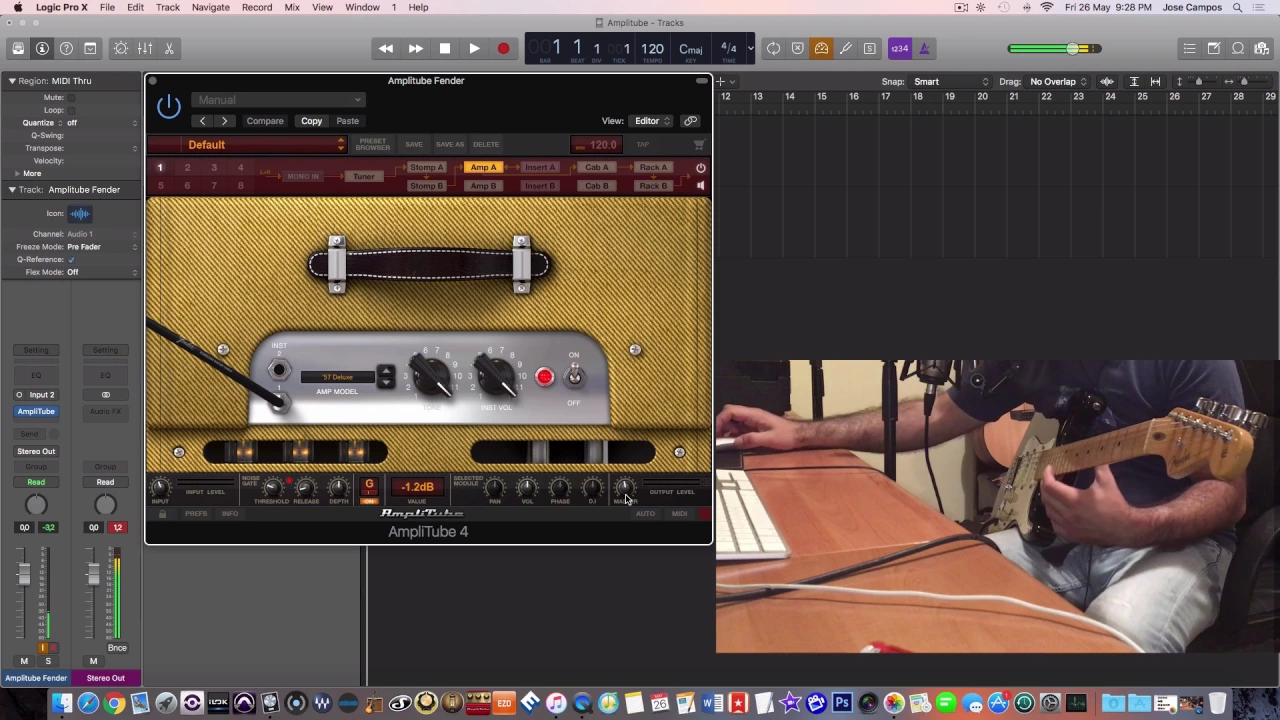 Amplitube 4 - Fender 57 Clean and Crunch Sounds