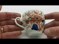 Vintage Ironstone China Hand Coloured Demitasse Cup