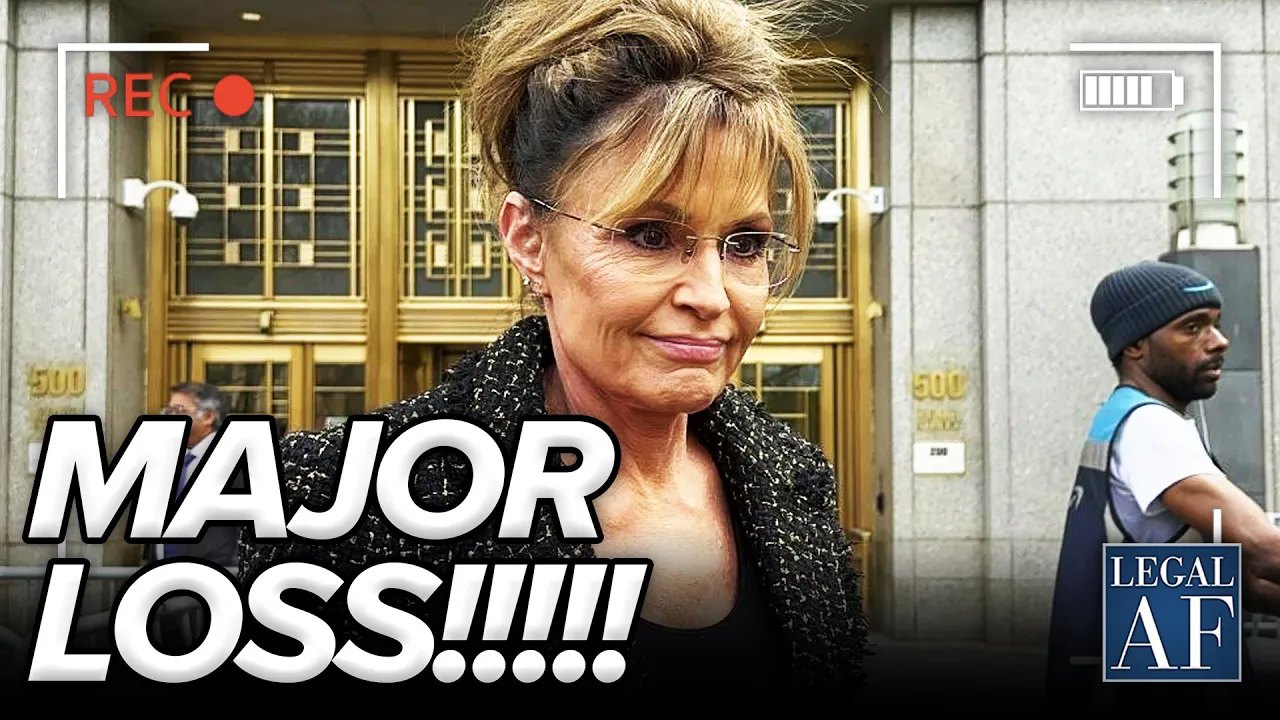 Sarah Palin HUMILIATED with Devastating LOSS in COURT
