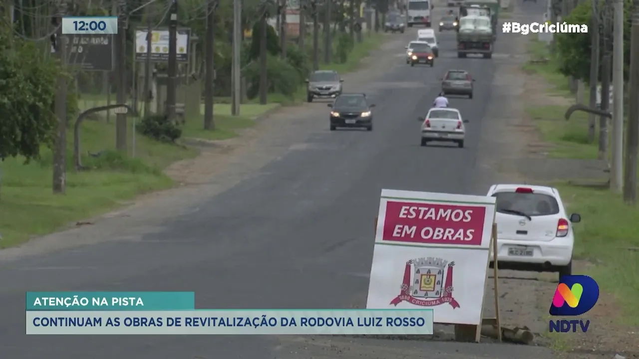 Rodovia Luiz Rosso segue em obras e motoristas precisam ficar atentos às alterações no trânsito