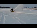 JOHN DEERE ZERO TURN CUSTOM SNOWBLOWER
