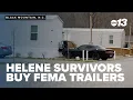 Some Helene survivors buy FEMA trailers as agency begins removing units in WNC