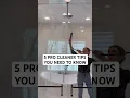 5 Pro Cleaner Tips You NEED To Know