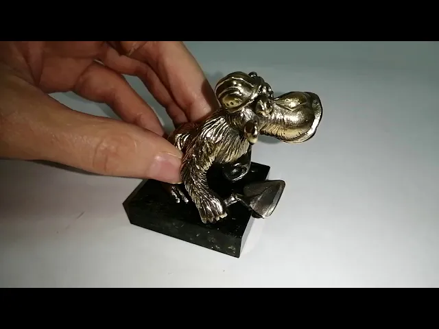 Видео-обзор Сувенир «Обезьяна-строитель»