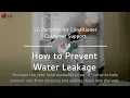 LG Portable AC - How to Prevent Water Leakage