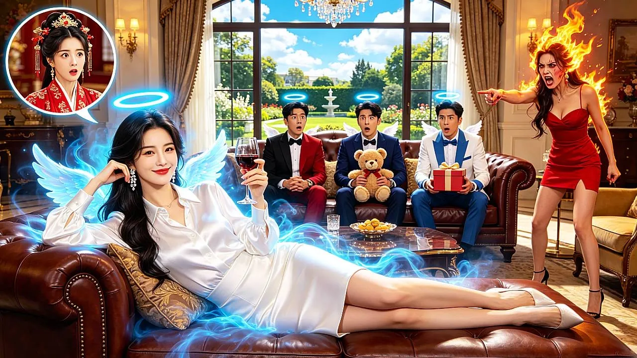 Princesa viaja al mundo moderno, el CEO frío oye su mente y ella es adorada por todos poster