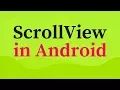 how to use scrollView in android studio