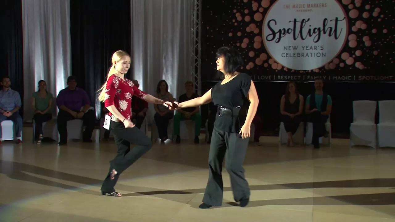 Spotlight New Years 2017 2018 Intermediate Jack & Jill Faith Pangilinan & Danika Dahl