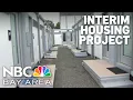San Jose unveils interim housing project on private land