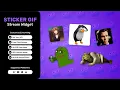 Twitch GIF Widget Animated Chat Reactions Tenor for OBS StreamElements