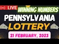 Pennsylvania Evening Lottery Draw Results - 21 Feb 2023