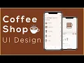 Coffee shop app UI Design Flutter Speed code