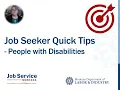 Disabilities Quick Tips