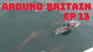 Sailing with North Atlantic dolphins Isles of Rum, Sailing around Britain, Episode 13