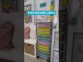 FREE Editable Drawer Labels - Creatively Inspired by Happily Ever Elementary