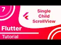 7 Scroll View in Flutter Flutter Tutorial